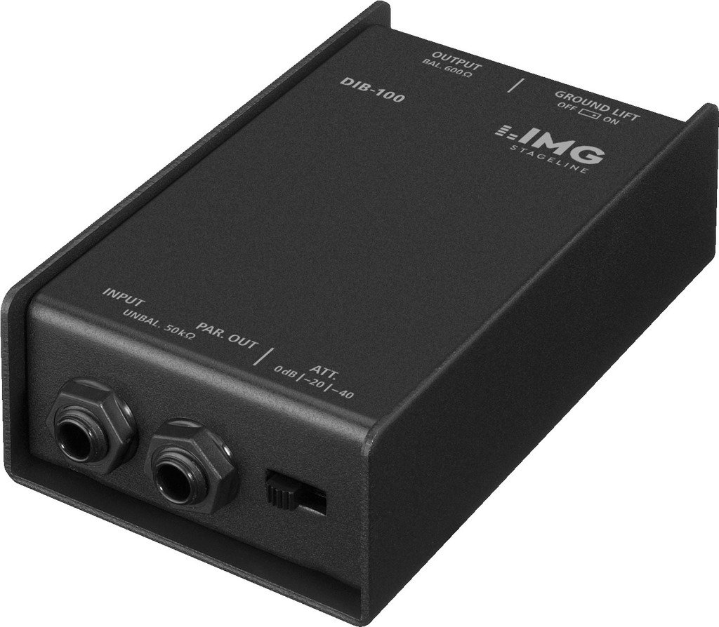 IMG Stageline DIB-100 Single Channel Passive DI Box